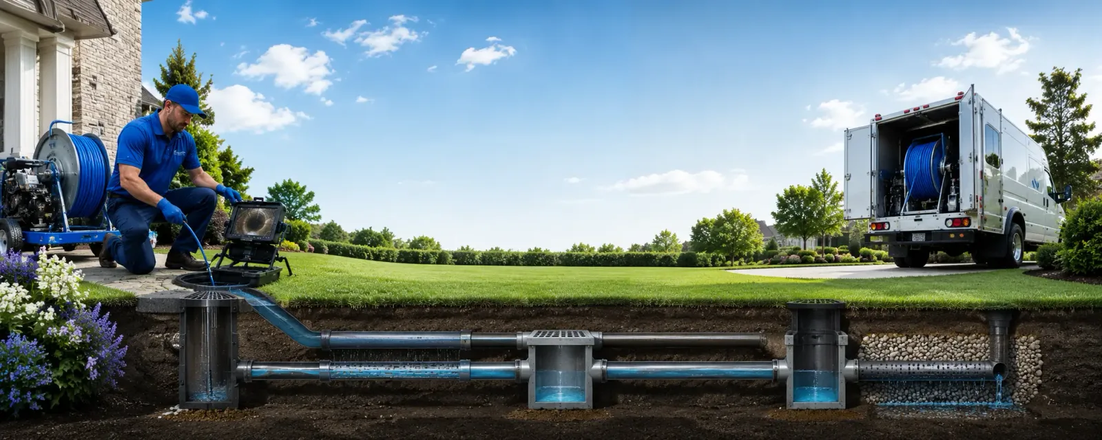 Outdoor drain cleaning information for Calabasas, CA
